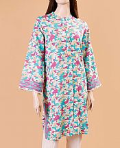 White/Hot Pink Khaddar Kurti- Pakistani Winter Clothing