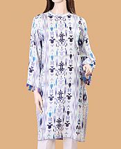 White Karandi Kurti- Pakistani Winter Clothing