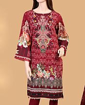 Red Khaddar Suit- Pakistani Winter Clothing