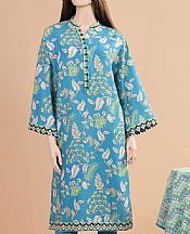 Turquoise Khaddar Suit- Pakistani Winter Clothing