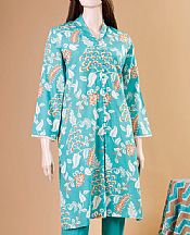 Light Turquoise Khaddar Suit- Pakistani Winter Dress