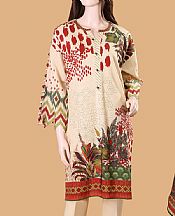 Ivory Khaddar Suit- Pakistani Winter Clothing