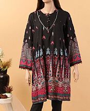 Black Linen Kurti- Pakistani Winter Dress