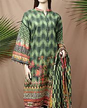 Pastel Green Khaddar Suit- Pakistani Winter Dress
