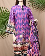 Hot Pink/Cornflower Blue haddar Suit- Pakistani Winter Dress
