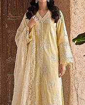 Saya Pale Yellow Cambric Suit- Pakistani Lawn Dress