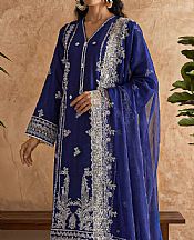 Saya Blue Cambric Suit- Pakistani Lawn Dress