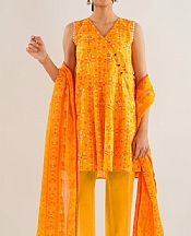 Saya Orange Lawn Suit- Pakistani Designer Lawn Suits