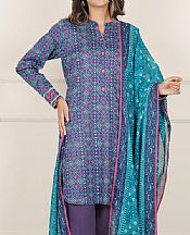 Saya Purple Lawn Suit- Pakistani Designer Lawn Suits