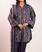 Saya Plum Purple Lawn Suit- Pakistani Lawn Dress