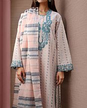 Saya Baby Pink Jacquard Suit- Pakistani Designer Lawn Suits