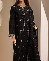 Saya Black Jacquard Suit- Pakistani Designer Lawn Suits