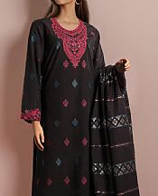 Saya Black Jacquard Suit- Pakistani Designer Lawn Suits