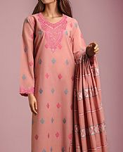 Saya Tea Pink Jacquard Suit- Pakistani Lawn Dress