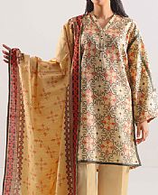 Saya Cream Khaddar Suit- Pakistani Winter Dress