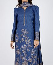 Dusk Blue Jacquard Suit (2 pcs)