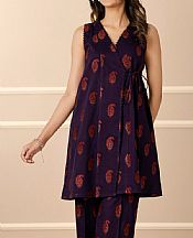 Deep Purple Jacquard Suit (2 pcs)
