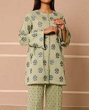 Pistachio Green Jacquard Suit (2 pcs)