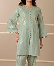 Summer Green Jacquard Suit (2 pcs)