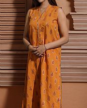 Orange Jacquard Suit (2 pcs)