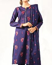Navy Blue Jacquard Suit