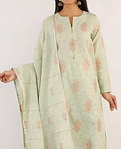 Mint Green Jacquard Suit