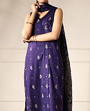 Purple Jacquard Suit