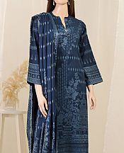 Saya Midnight Blue Jacquard Suit- Pakistani Designer Lawn Suits