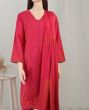 Saya Crimson Jacquard Suit- Pakistani Lawn Dress