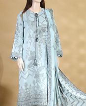 Saya Sky Blue Jacquard Suit- Pakistani Lawn Dress
