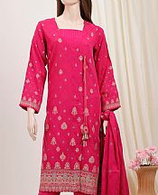 Saya Hot Pink Jacquard Suit- Pakistani Designer Lawn Suits