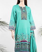 Sea Green Lawn Suit- Pakistani Designer Lawn Dress