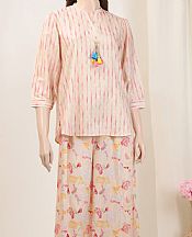 Tea Pink Lawn Suit (2 Pcs)- Pakistani Designer Lawn Dress