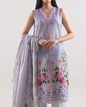 Saya Lavender Khaddar Suit- Pakistani Winter Dress