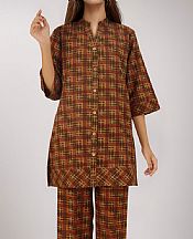 Saya Bronze Khaddar Suit (2 Pcs)- Pakistani Winter Clothing