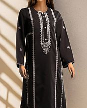 Saya Black Cotton Suit (2 Pcs)- Pakistani Lawn Dress