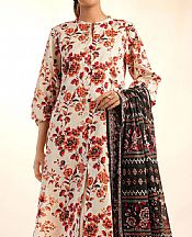 Beige Lawn Suit