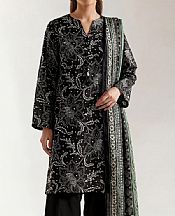 Black/Off White Lawn Suit (2 pcs)