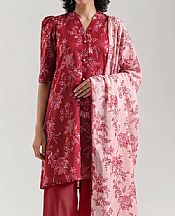Dull Red Lawn Suit (2 pcs)