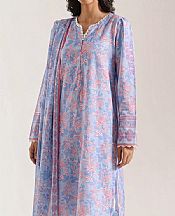 Pastel Blue Lawn Suit (2 pcs)