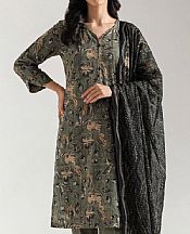Saya Sage Green Lawn Suit- Pakistani Lawn Dress