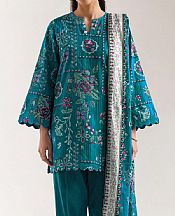 Saya Teal Lawn Suit- Pakistani Designer Lawn Suits