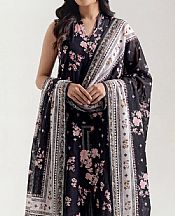 Saya Black Lawn Suit- Pakistani Lawn Dress