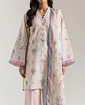 Saya Off White Lawn Suit- Pakistani Designer Lawn Suits