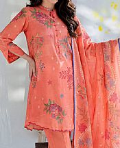 Saya Coral Lawn Suit- Pakistani Lawn Dress