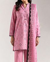 Sea Pink Lawn Suit