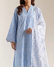 Saya Blue Lawn Suit- Pakistani Designer Lawn Suits