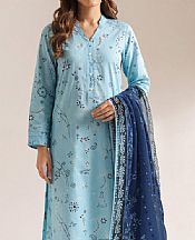 Saya Pale Aqua Lawn Suit- Pakistani Lawn Dress