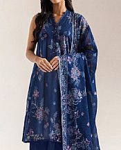 Saya Dark Blue Lawn Suit- Pakistani Lawn Dress