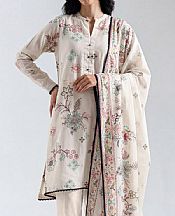 Saya Off White Lawn Suit- Pakistani Designer Lawn Suits